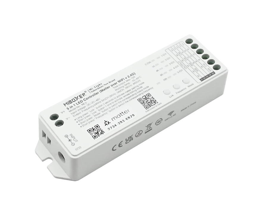 Matter WiFi 5-i-1 LED controller